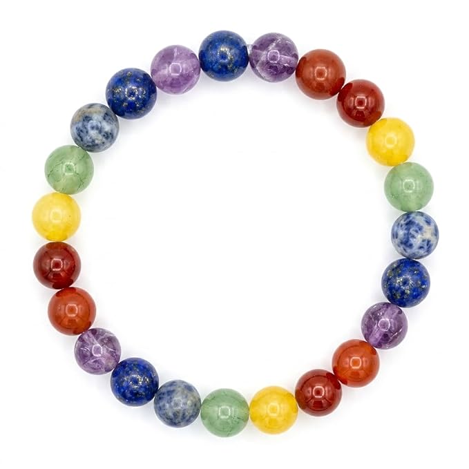7 Chakra Healing Bracelet | Natural Gemstone Bracelet for Balance & Positive Energy