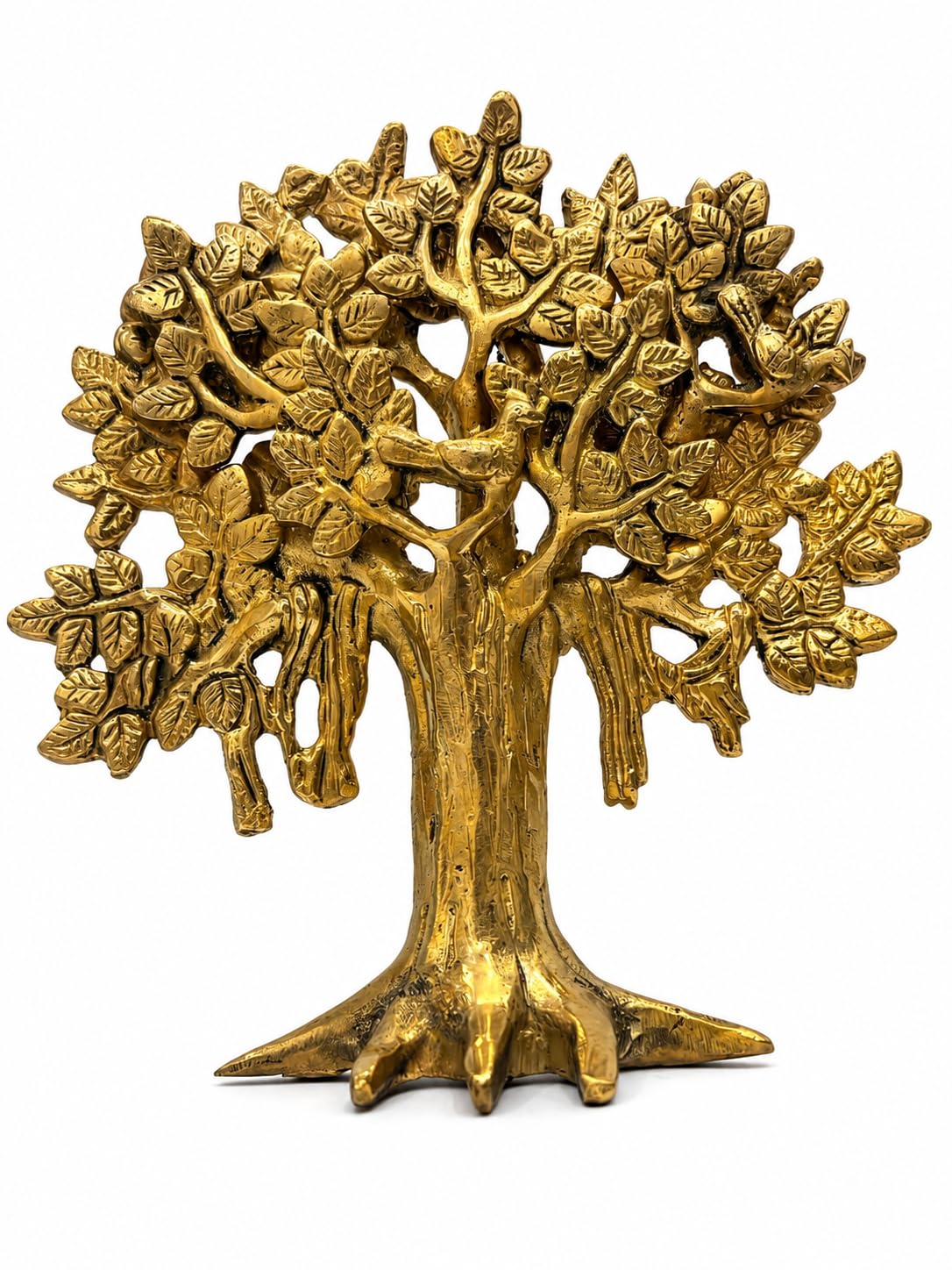 Handcrafted Brass Money Tree Showpiece for Home & Office Décor