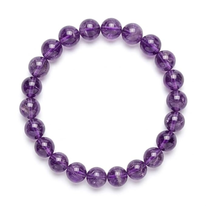 Natural Amethyst Bracelet | Mental Peace, Calmness & Positive Energy